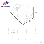 Motor Evaporador 12V 4 Velocidades Con Resistencia Universal - Imagen 7
