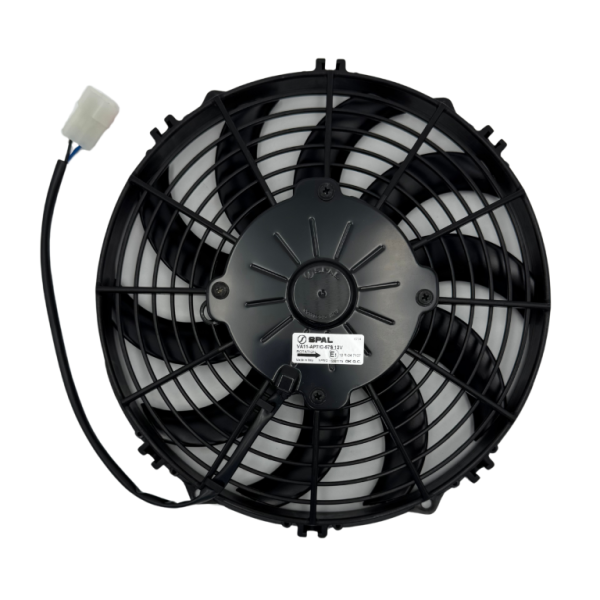 MOTOVENTILADOR DE CONDENSADOR SPAL 10" 12V EMPUJE CURVA VIENTO 300