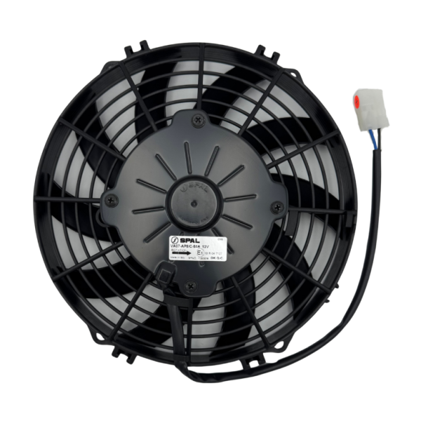 MOTOVENTILADOR DE CONDENSADOR SPAL 9" 12V EXTRACTOR CURVA TK V-SER