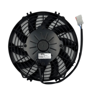 Motoventilador De Condensador Spal Original 9" 24V Empuje Aspa Curva