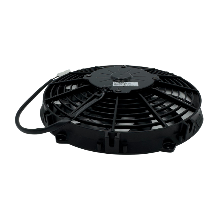 Motoventilador De Condensador Spal Original 10" 12V Extractor Curva Thermo King V Series - Imagen 2