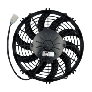 Ventilador Condensador Spal Original 10" 12V Pusher Aspa Curva Viento 300