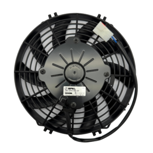 Motoventilador De Condensador Spal 9" 12V Empuje Aspa Curva