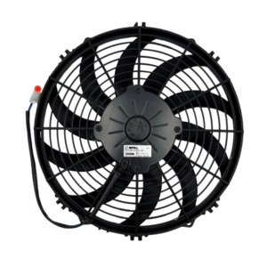 Ventilador Condensador Spal Original 12" 12V Extractor Aspa Curva Perfil Bajo