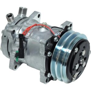 Compresor Sanden Original Sd7H15 2A 24V Orejas 125Mm Vertical