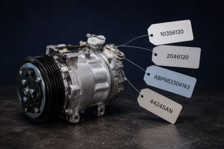 Equivalencias de Compresores de Aire Acondicionado